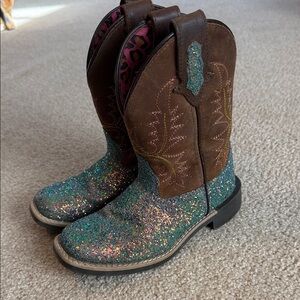 Shyanne Girls Glitter Cowgirl Boots